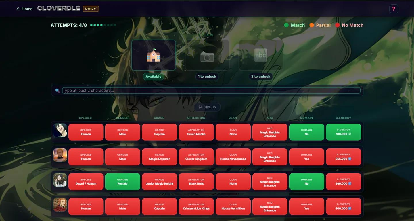 CloverDLE – How to Play — gameplay screenshot