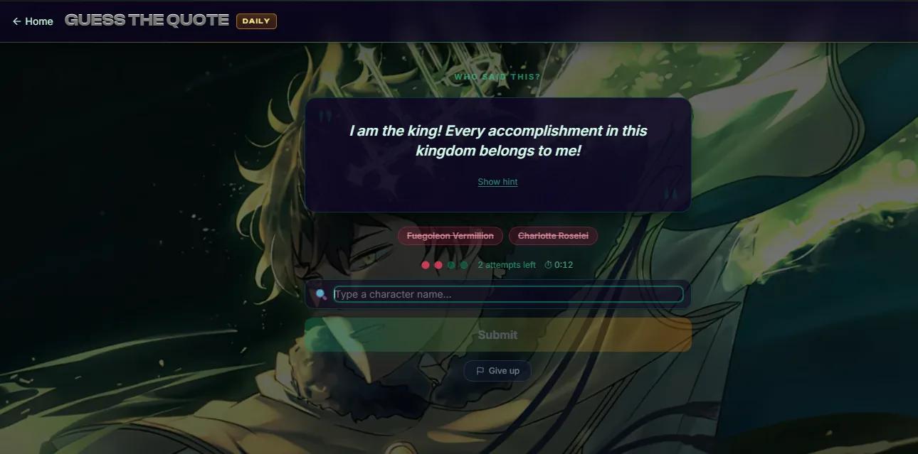 Guess the Quote – How to Play — gameplay screenshot
